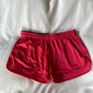 Pink Nike running athletic shorts